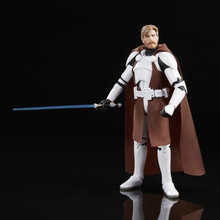 Star Wars: The Black Series 6" Clone Commander Obi-Wan Kenobi (The Clone Wars) Action Figure Gallery Image 6