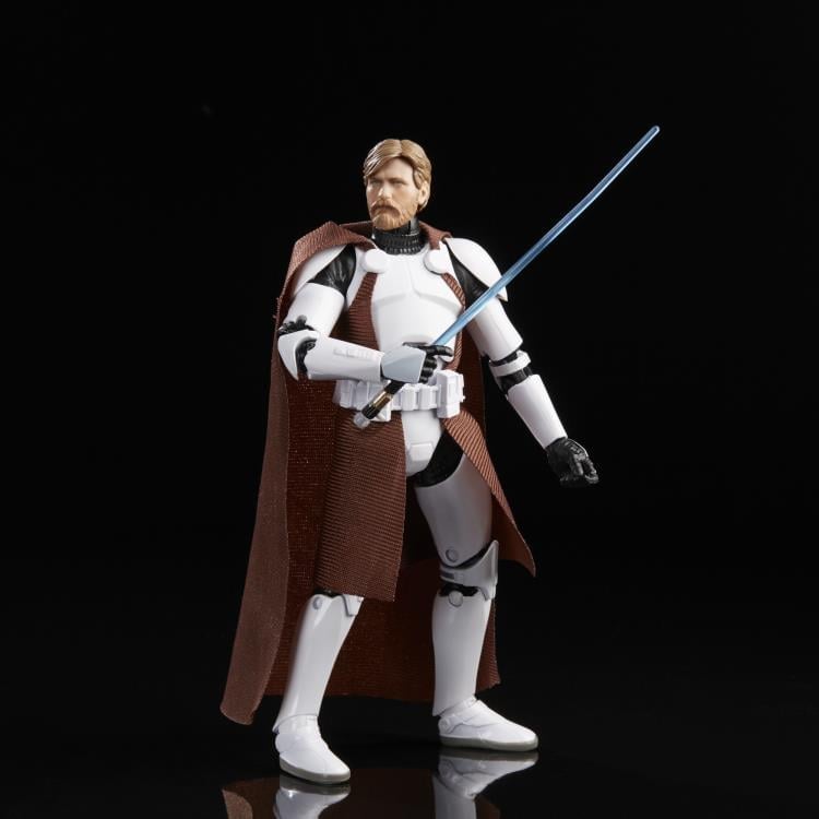 Star Wars: The Black Series 6" Clone Commander Obi-Wan Kenobi (The Clone Wars) Action Figure Gallery Image 3