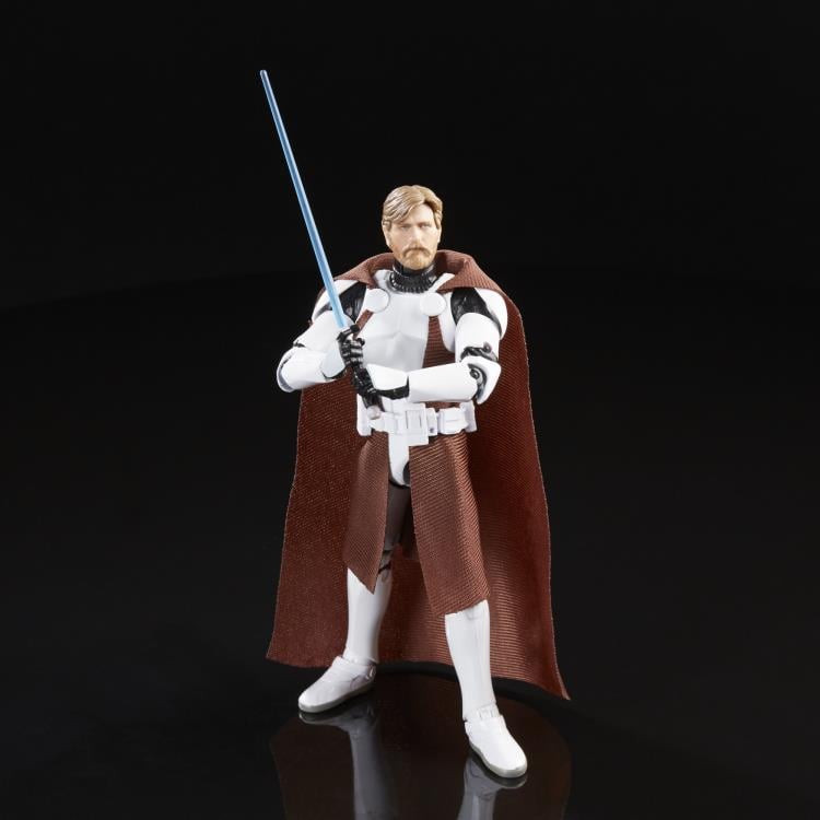 Star Wars: The Black Series 6" Clone Commander Obi-Wan Kenobi (The Clone Wars) Action Figure Gallery Image 4