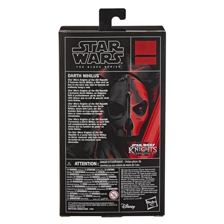 Star Wars: The Black Series Gaming Greats Darth Nihilus (Knights of the Old Republic II) Action Figure Gallery Image 13