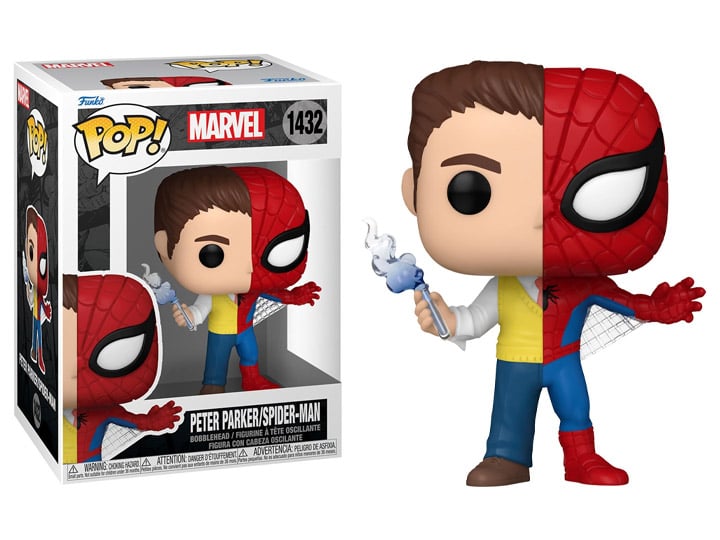 Pop! Marvel: Split - Peter Parker/Spider-Man Gallery Image 1
