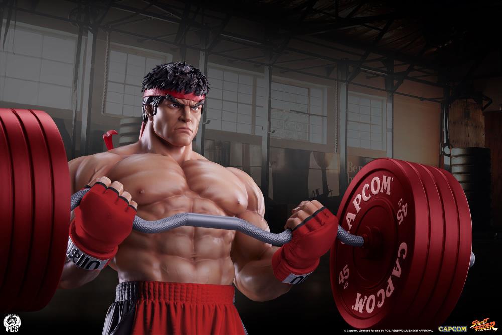 Street Fighter Premier Series Ryu (Powerlifting Classic Ver.) 1/4 Scale Statue Gallery Image 6