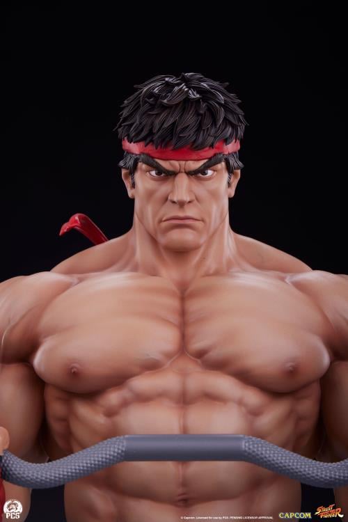 Street Fighter Premier Series Ryu (Powerlifting Classic Ver.) 1/4 Scale Statue Gallery Image 24
