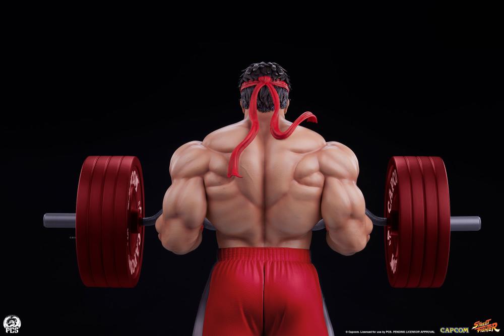 Street Fighter Premier Series Ryu (Powerlifting Classic Ver.) 1/4 Scale Statue Gallery Image 17
