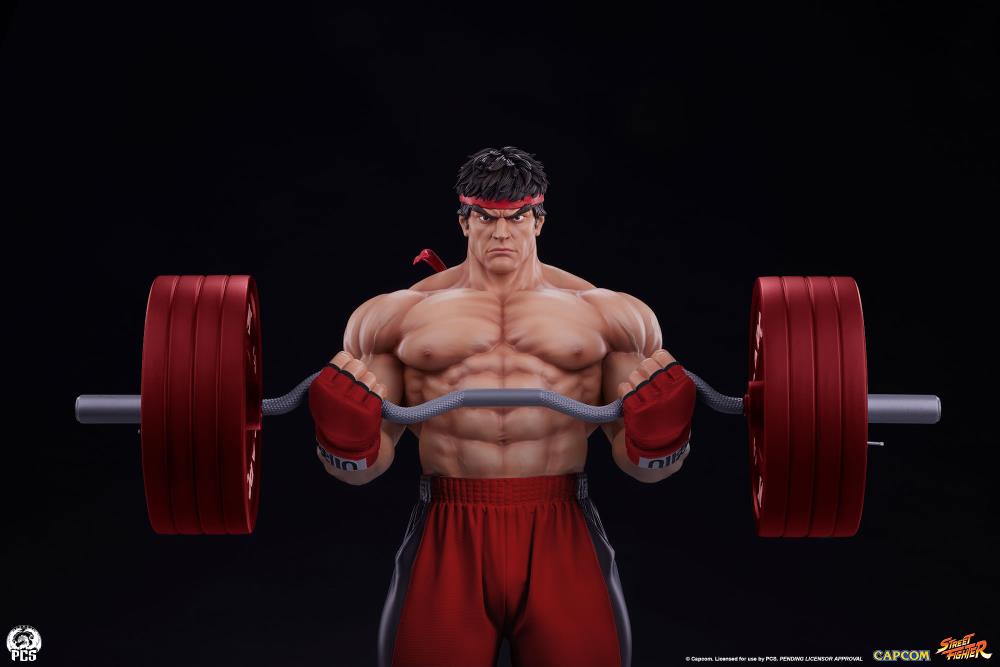 Street Fighter Premier Series Ryu (Powerlifting Classic Ver.) 1/4 Scale Statue Gallery Image 16