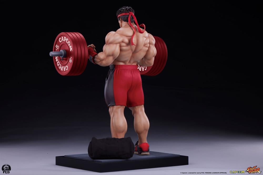 Street Fighter Premier Series Ryu (Powerlifting Classic Ver.) 1/4 Scale Statue Gallery Image 11