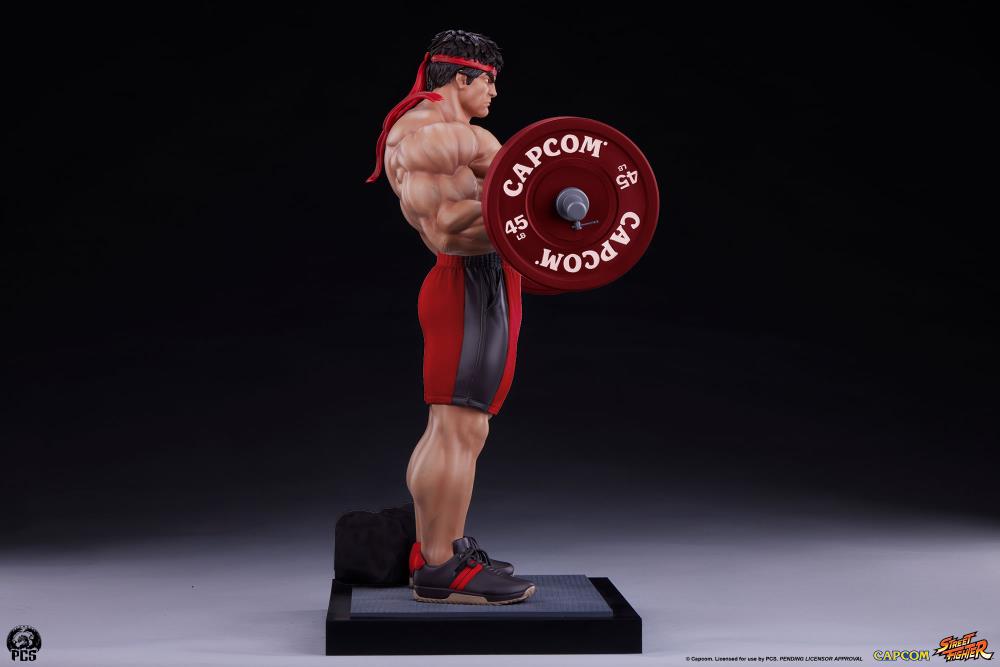 Street Fighter Premier Series Ryu (Powerlifting Classic Ver.) 1/4 Scale Statue Gallery Image 14