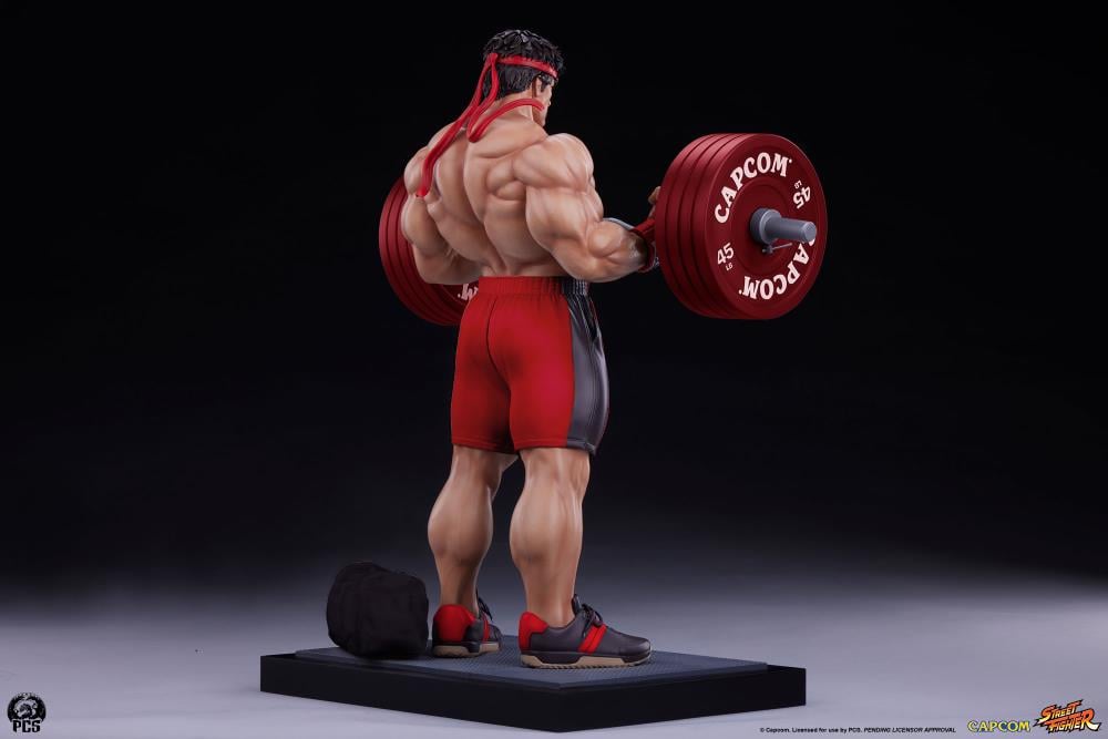 Street Fighter Premier Series Ryu (Powerlifting Classic Ver.) 1/4 Scale Statue Gallery Image 13