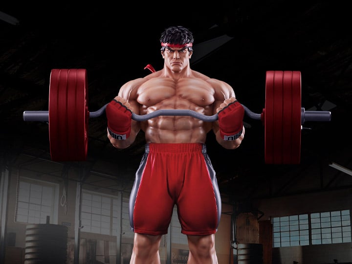 Street Fighter Premier Series Ryu (Powerlifting Classic Ver.) 1/4 Scale Statue Gallery Image 1