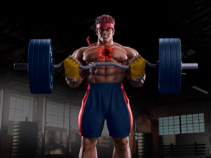 Street Fighter Premier Series Ryu (Powerlifting Evil Ver.) 1/4 Scale Statue Gallery Image 1