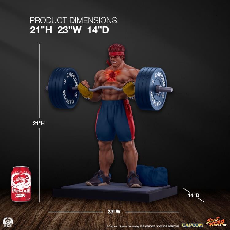 Street Fighter Premier Series Ryu (Powerlifting Evil Ver.) 1/4 Scale Statue Gallery Image 27