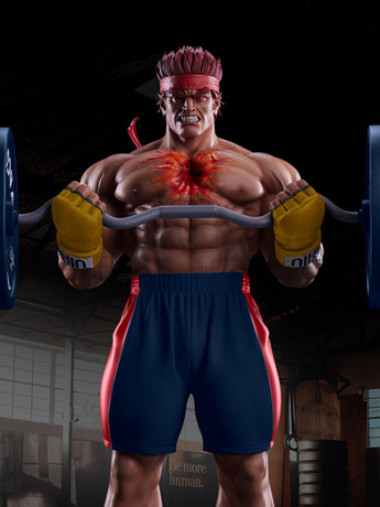 Street Fighter Premier Series Ryu (Powerlifting Evil Ver.) 1/4 Scale Statue Gallery Image 2