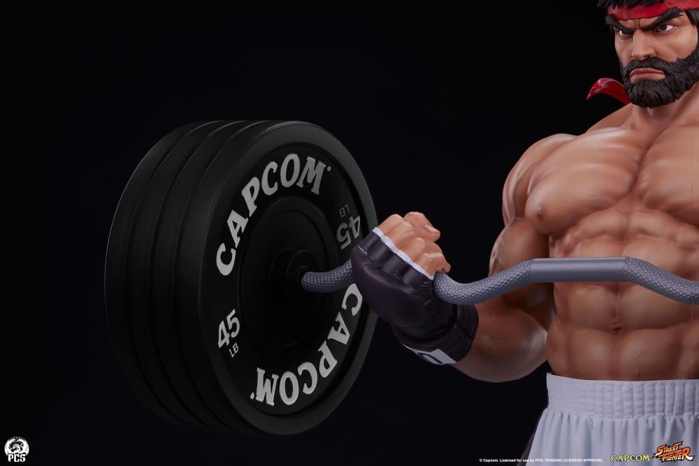Street Fighter Premier Series Ryu (Powerlifting Battle Ver.) 1/4 Scale Statue Gallery Image 18