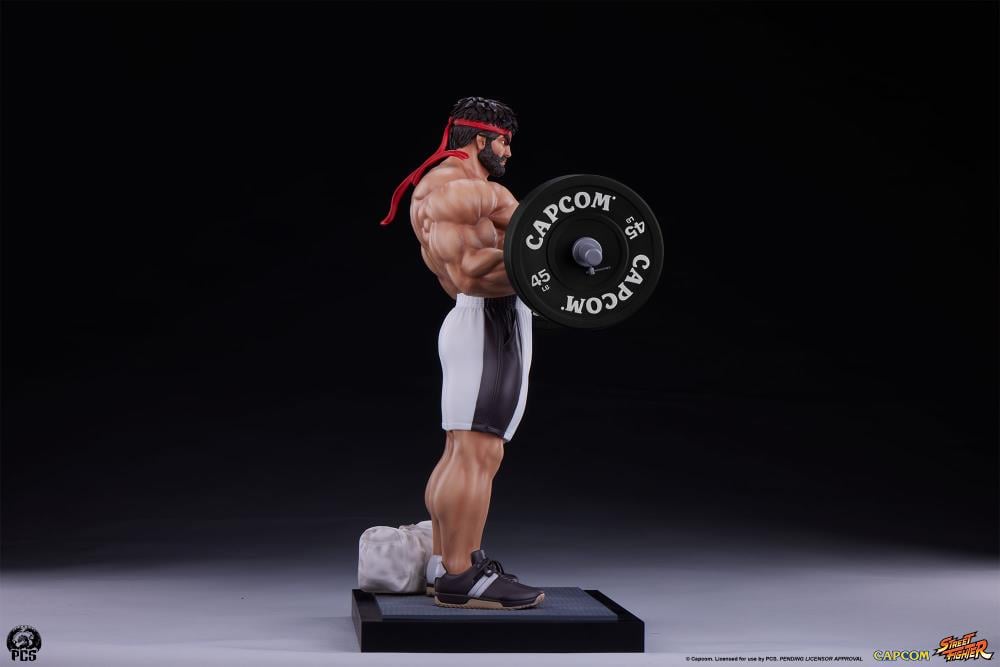 Street Fighter Premier Series Ryu (Powerlifting Battle Ver.) 1/4 Scale Statue Gallery Image 15
