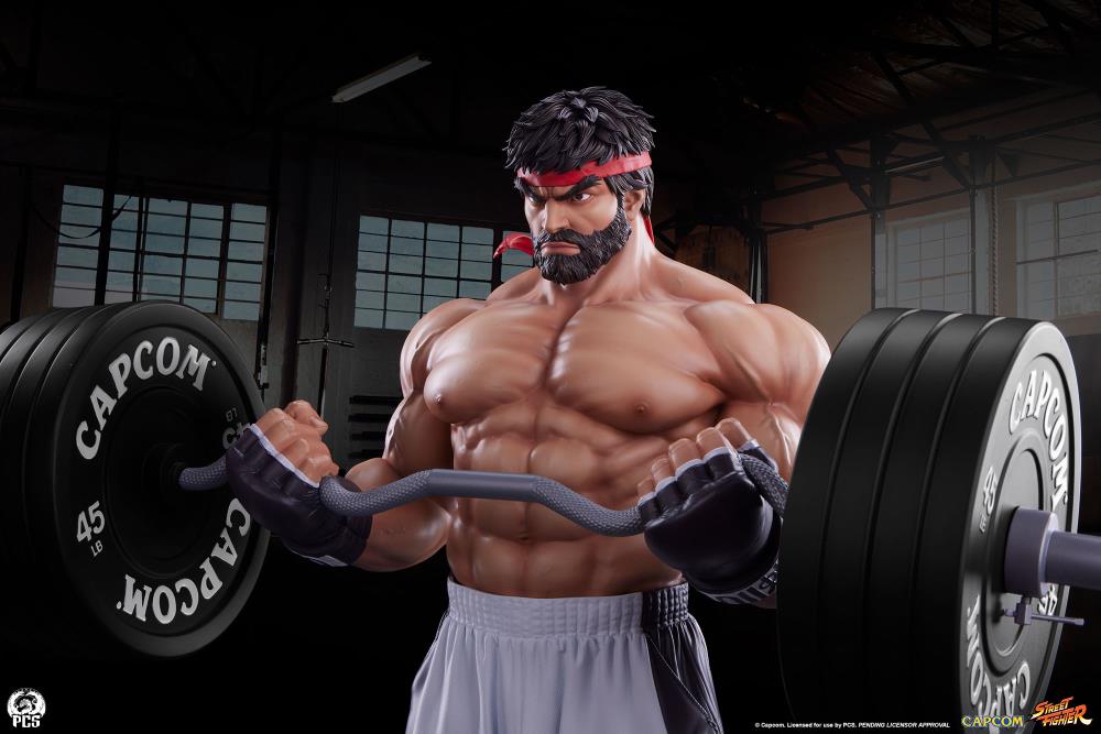 Street Fighter Premier Series Ryu (Powerlifting Battle Ver.) 1/4 Scale Statue Gallery Image 4