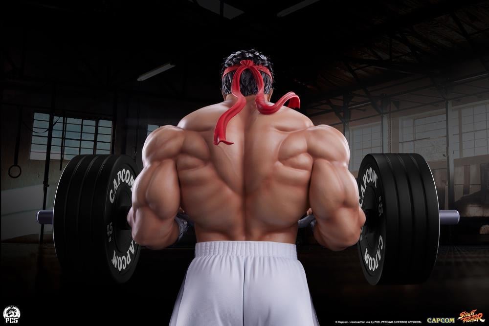 Street Fighter Premier Series Ryu (Powerlifting Battle Ver.) 1/4 Scale Statue Gallery Image 6