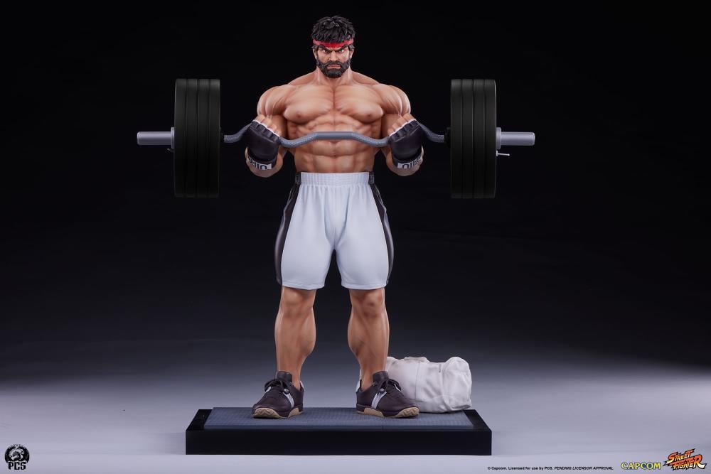 Street Fighter Premier Series Ryu (Powerlifting Battle Ver.) 1/4 Scale Statue Gallery Image 9