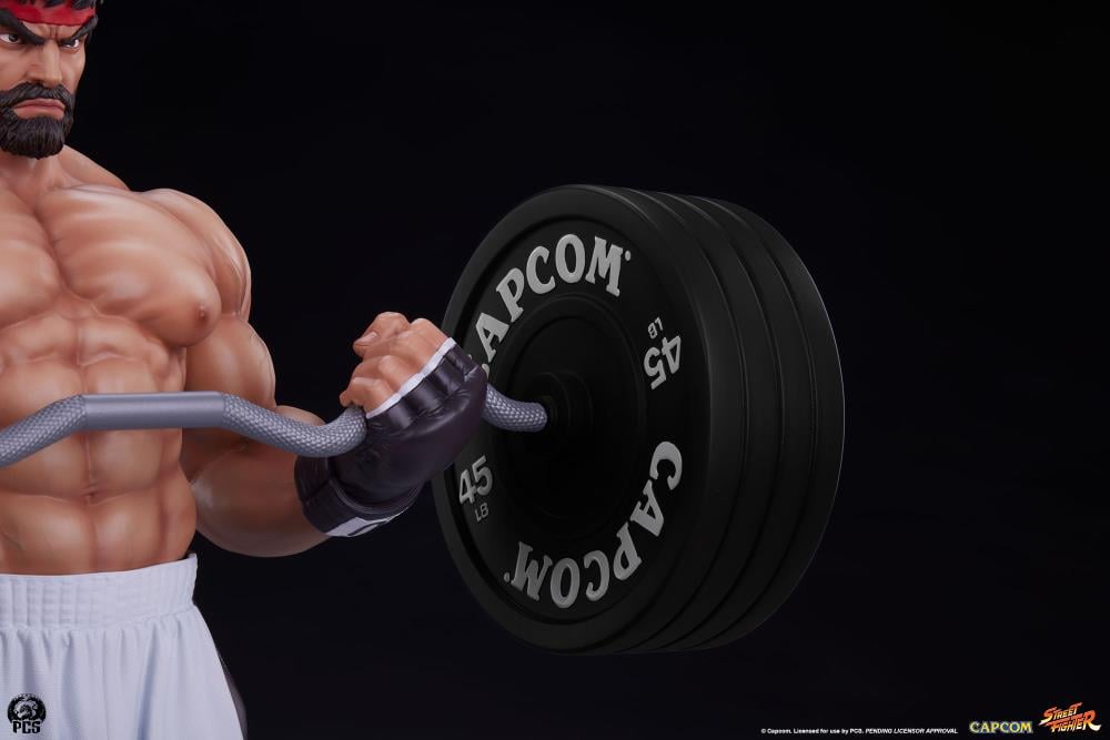 Street Fighter Premier Series Ryu (Powerlifting Battle Ver.) 1/4 Scale Statue Gallery Image 19