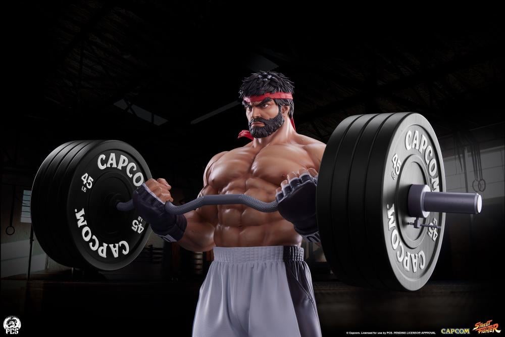 Street Fighter Premier Series Ryu (Powerlifting Battle Ver.) 1/4 Scale Statue Gallery Image 5