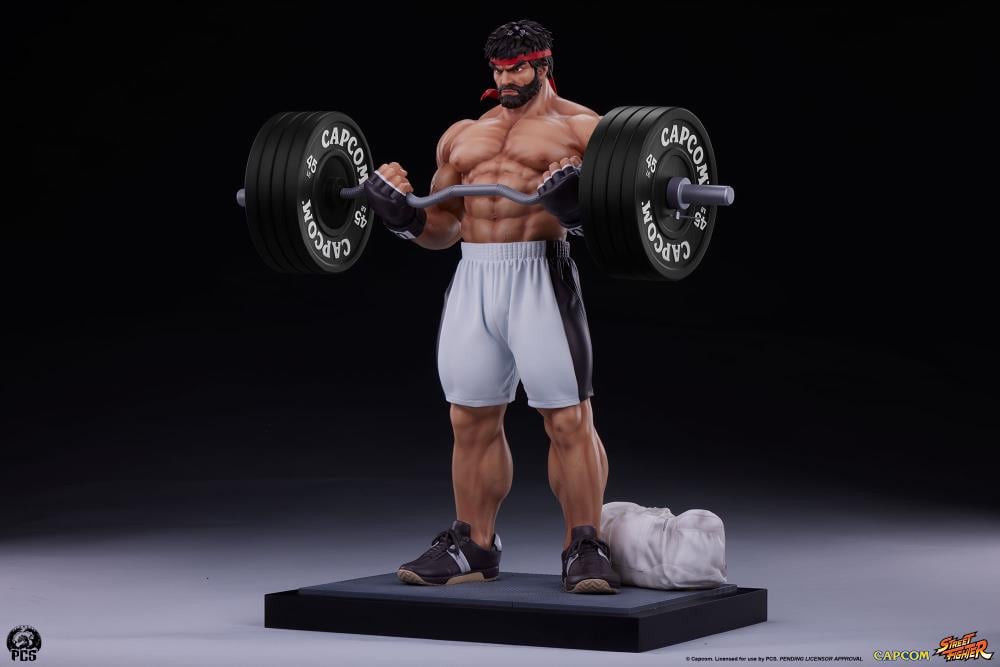 Street Fighter Premier Series Ryu (Powerlifting Battle Ver.) 1/4 Scale Statue Gallery Image 11
