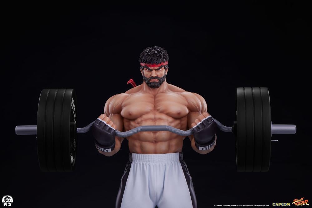 Street Fighter Premier Series Ryu (Powerlifting Battle Ver.) 1/4 Scale Statue Gallery Image 17