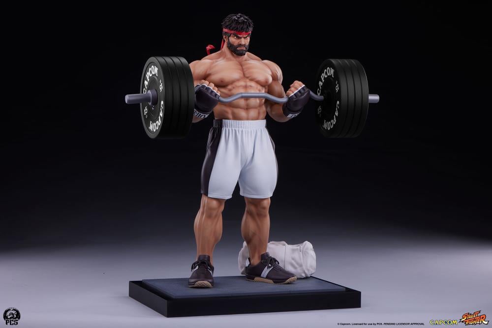 Street Fighter Premier Series Ryu (Powerlifting Battle Ver.) 1/4 Scale Statue Gallery Image 16