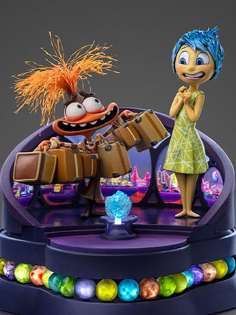 Inside Out 2 Joy and Anxiety 1/10 Deluxe Art Scale Limited Edition Statue Gallery Image 2