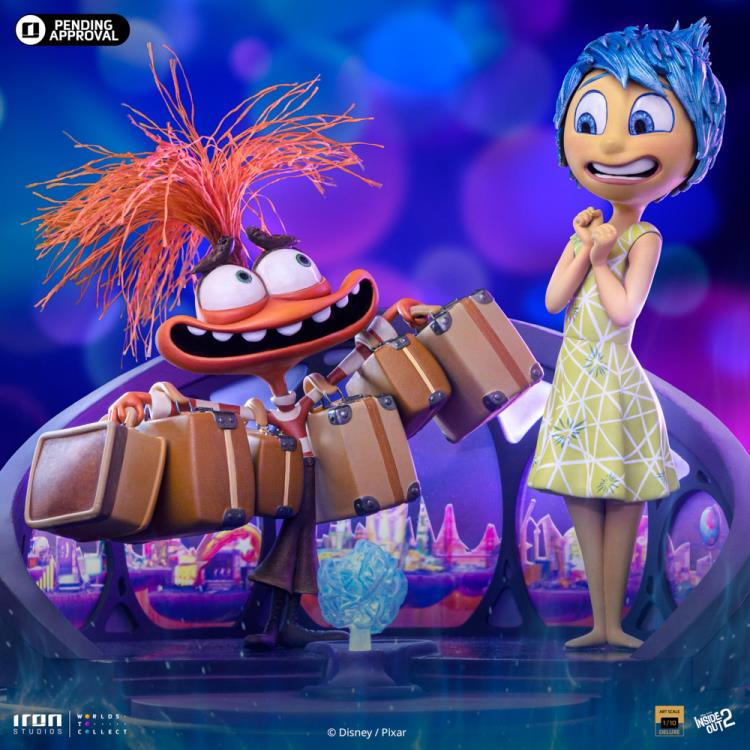 Inside Out 2 Joy and Anxiety 1/10 Deluxe Art Scale Limited Edition Statue Gallery Image 5