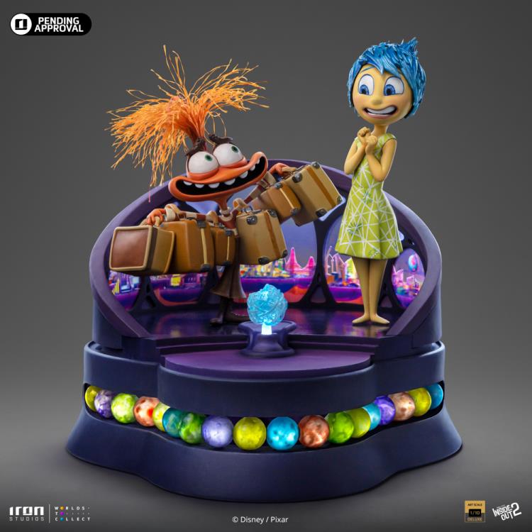 Inside Out 2 Joy and Anxiety 1/10 Deluxe Art Scale Limited Edition Statue Gallery Image 3