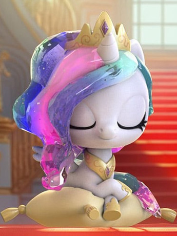 My Little Pony Kwistal Fwenz Princess Celestia (Memories Edition) Gallery Image 2