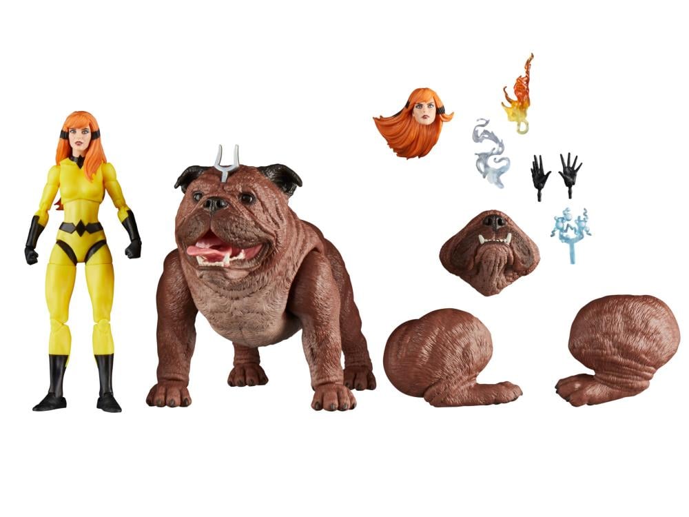 Inhumans Marvel Legends Lockjaw and Marvel's Crystal Action Figure Two-Pack Gallery Image 11