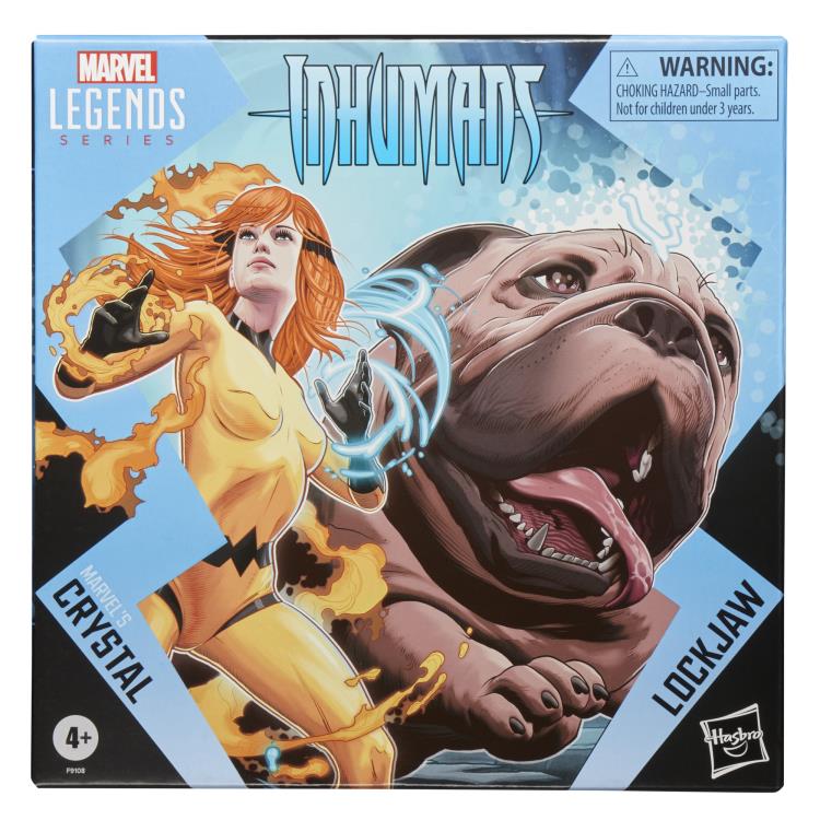 Inhumans Marvel Legends Lockjaw and Marvel's Crystal Action Figure Two-Pack Gallery Image 12