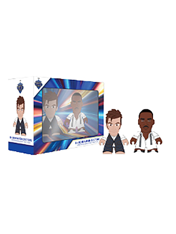 Doctor Who Titans Fourteenth & Fifteenth Doctors SDCC 2024 Exclusive Vinyl Figure Two-Pack Gallery Image 2
