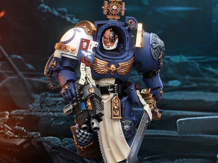 Warhammer 40K Ultramarines Captain in Terminator Armor 1/18 Scale Warhammer 40K Ultramarines Captain in Terminator Armor 1/18 Scale