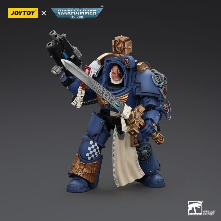 Warhammer 40K Ultramarines Captain in Terminator Armor 1/18 Scale Action Figure Gallery Image 7