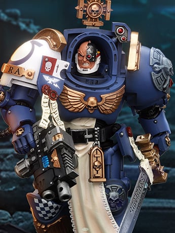 Warhammer 40K Ultramarines Captain in Terminator Armor 1/18 Scale Action Figure Gallery Image 2