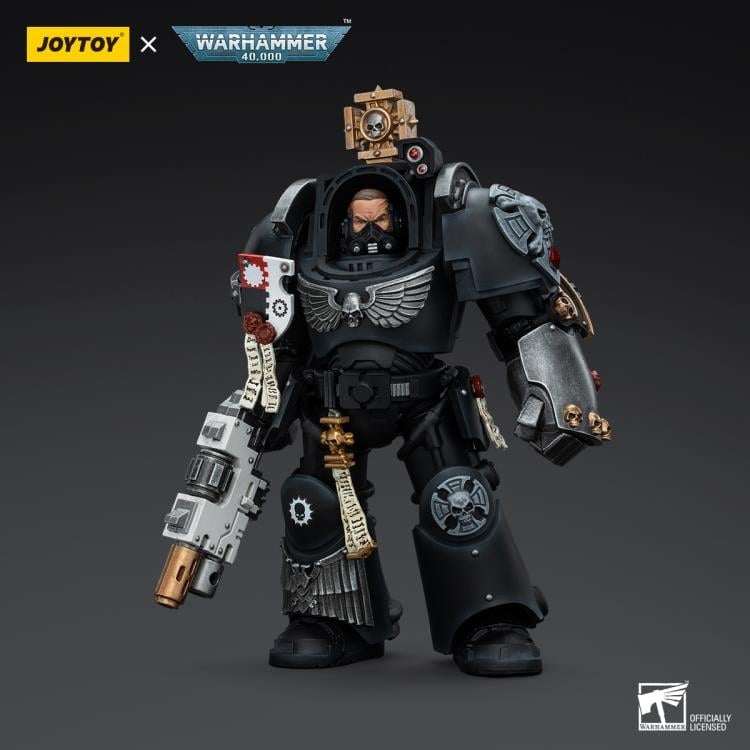 Warhammer 40K Iron Hands Captain in Terminator Armor 1/18 Scale Action Figure Gallery Image 4