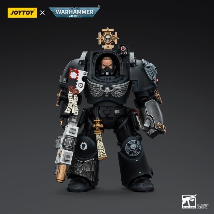 Warhammer 40K Iron Hands Captain in Terminator Armor 1/18 Scale Action Figure Gallery Image 7