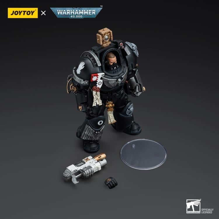Warhammer 40K Iron Hands Captain in Terminator Armor 1/18 Scale Action Figure Gallery Image 8