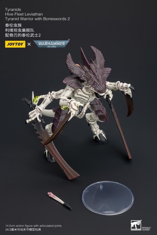 Warhammer 40K Tyranids Hive Fleet Leviathan Tyranid Warrior with Boneswords (Ver. 2) 1/18 Scale Action Figure Gallery Image 14