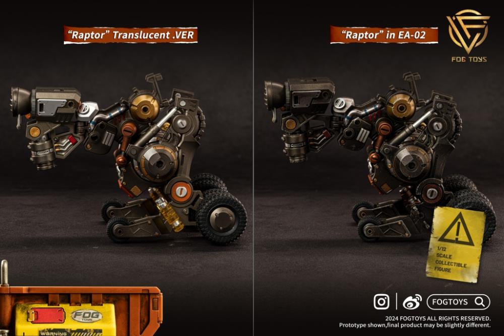 Fantasy Alphabet Series Raptor (Translucent Ver.) 1/12 Scale Vehicle Gallery Image 7