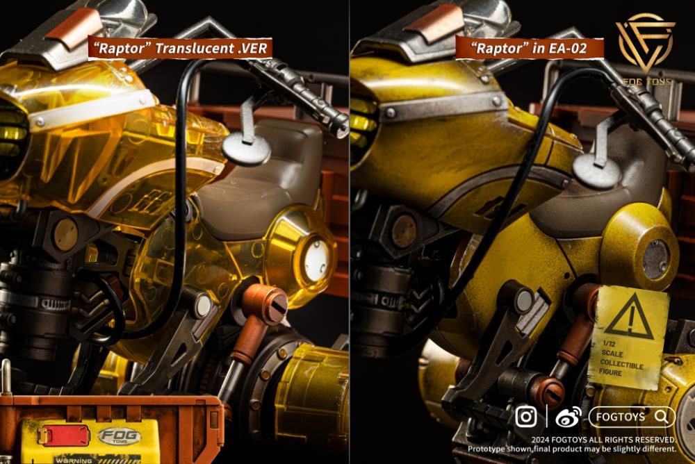 Fantasy Alphabet Series Raptor (Translucent Ver.) 1/12 Scale Vehicle Gallery Image 9