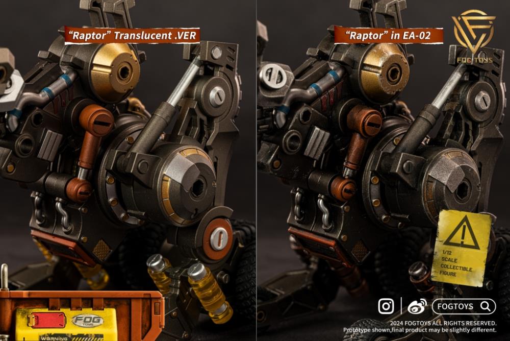 Fantasy Alphabet Series Raptor (Translucent Ver.) 1/12 Scale Vehicle Gallery Image 8