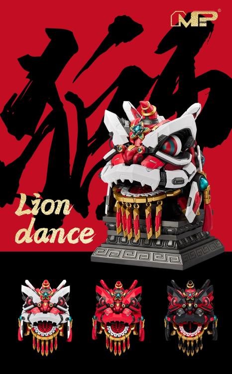 Lion Dance Assembly Model Classic of Mountains and Seas Black Lion Model Kit Gallery Image 8