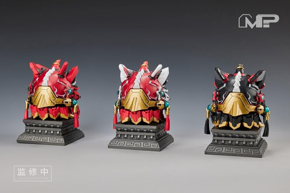 Lion Dance Assembly Model Classic of Mountains and Seas Black Lion Model Kit Gallery Image 4
