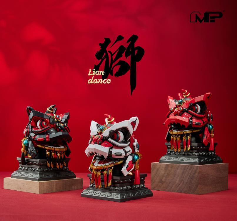 Lion Dance Assembly Model Classic of Mountains and Seas Black Lion Model Kit Gallery Image 6