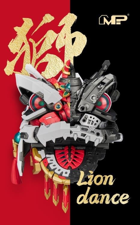 Lion Dance Assembly Model Classic of Mountains and Seas Black Lion Model Kit Gallery Image 7