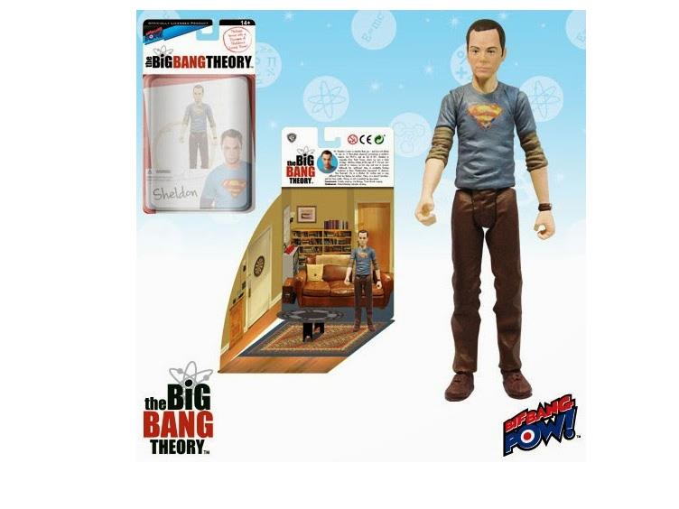 The Big Bang Theory 3.75" Figure Sheldon Series - Sheldon Superman Shirt Gallery Image 1