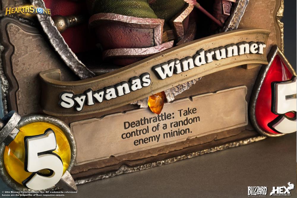 Hearthstone Sylvanas Windrunner (10th Anniversary) Limited Edition 3D Art Frame Gallery Image 9