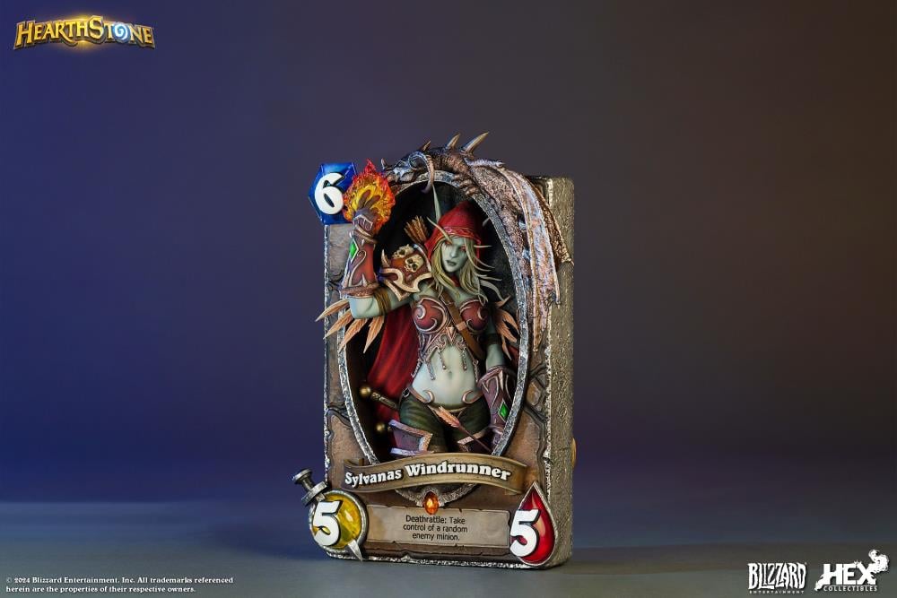 Hearthstone Sylvanas Windrunner (10th Anniversary) Limited Edition 3D Art Frame Gallery Image 13